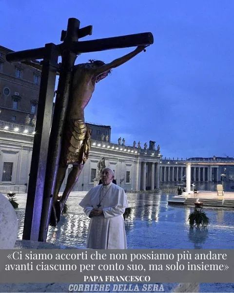 Un anno fa un piazza San Pietro…