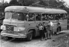 gita scolastica sull'Etna anni 50